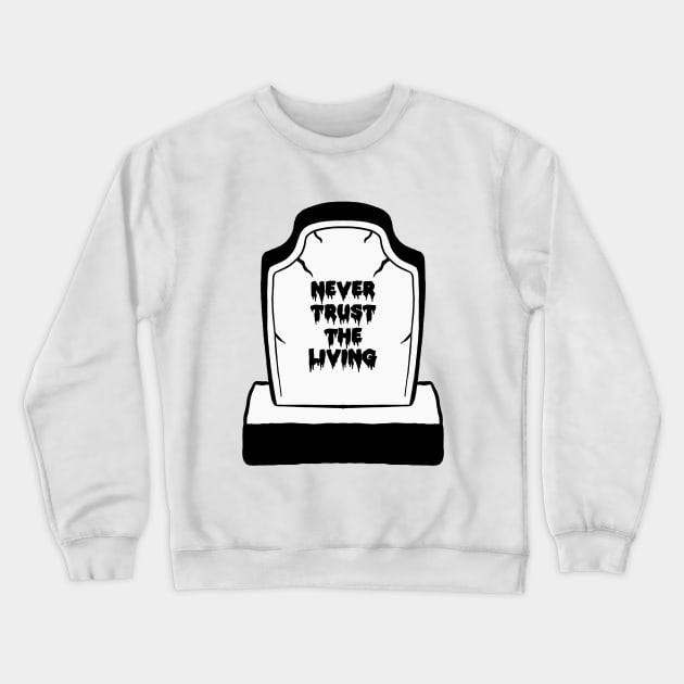 Graveyard Crewneck Sweatshirt by Brains